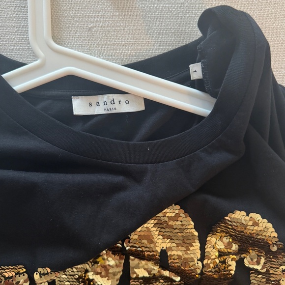 Sandro Mirror Tee Size 1 - Picture 3 of 3